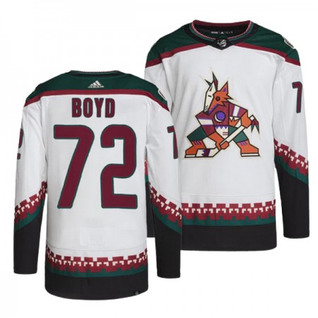 Miehille NHL Arizona Coyotes Pelipaita Travis Boyd 72 Adidas Valkoinen Authentic